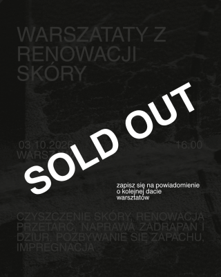Warsztaty z renowacji skóry 